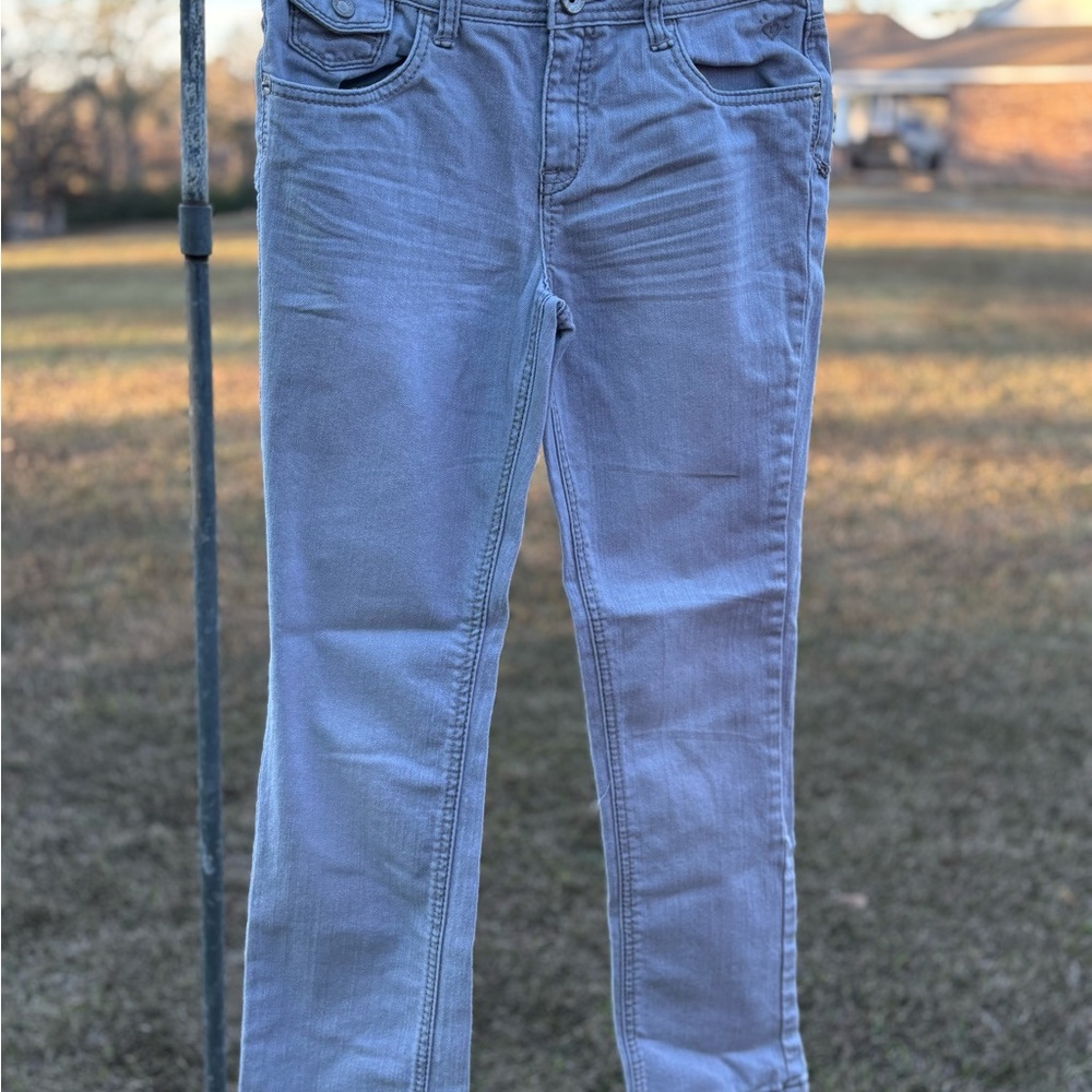 Girl's Justice Jeans Gray